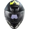 LS2 FF800 STORM SPRINTER helma matná-černá/stříbrná/cobalt vel.XXL